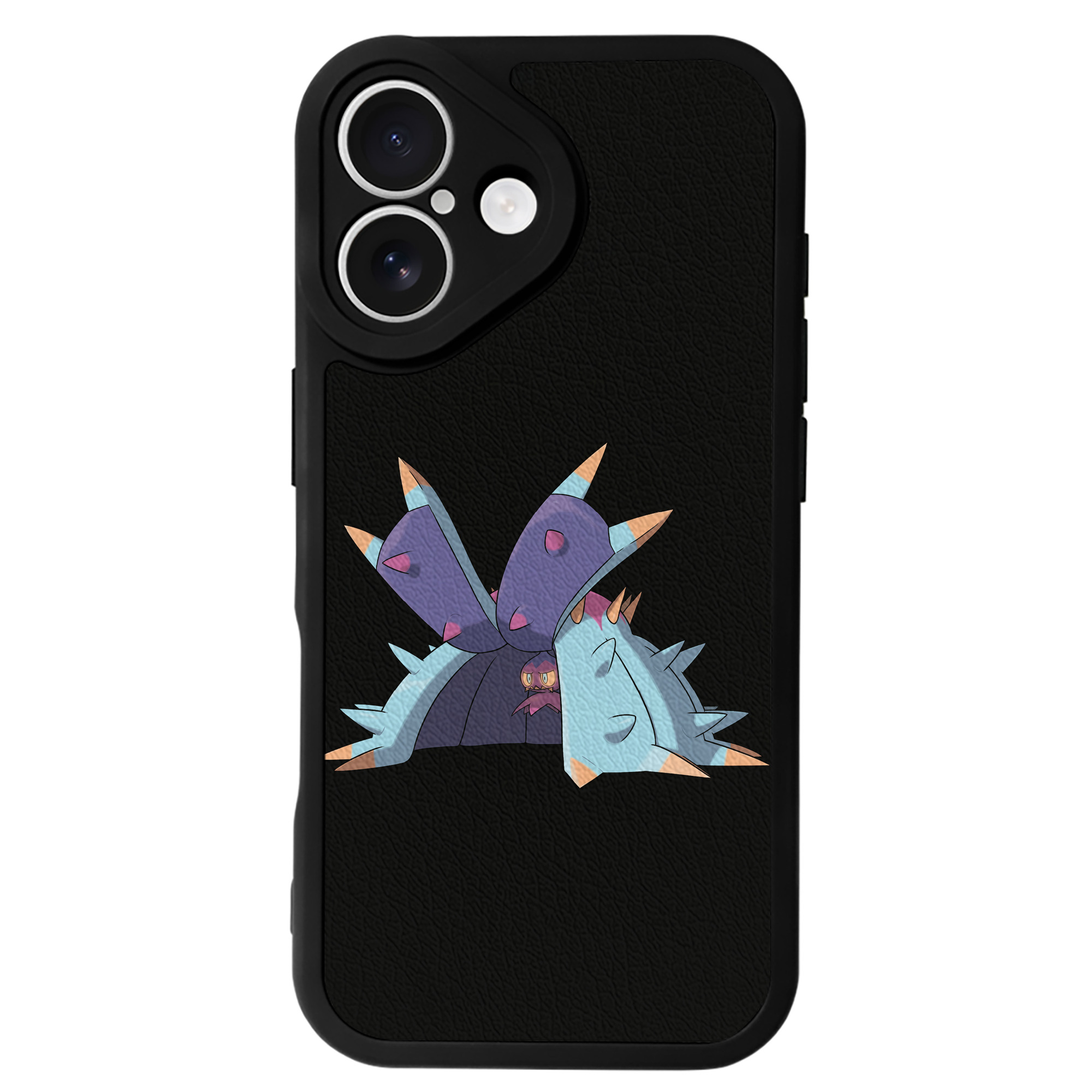 （画像用） ポケットモンスター Pokémon 【iPhone 16シリーズ対応】シリコンスマホケース（レザー調） 材質：シリコン